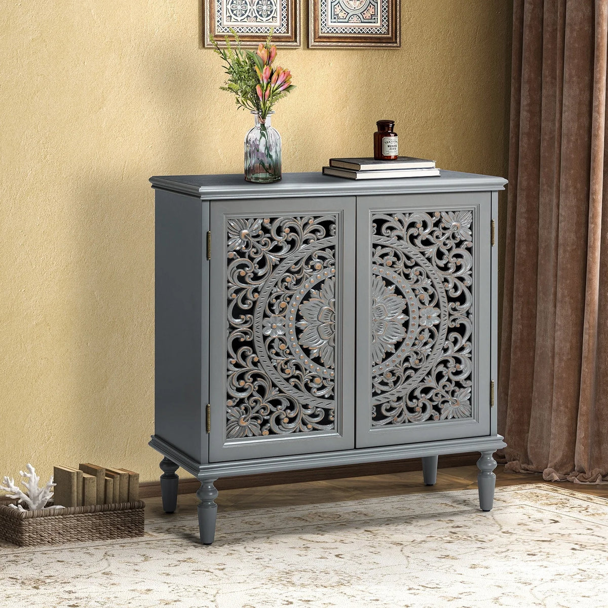 32" Tall 2-Door Accent Cabinet Z772