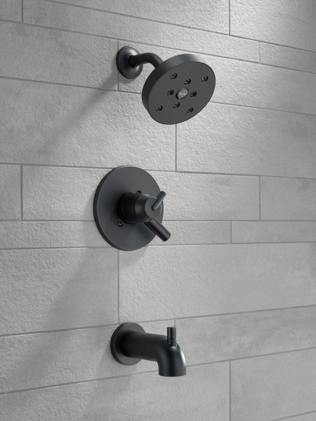 Matte Black Tub & Shower Trim I525875