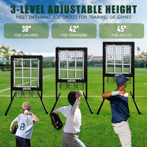 9 Hole Pitching Net with Strike Zone B816591