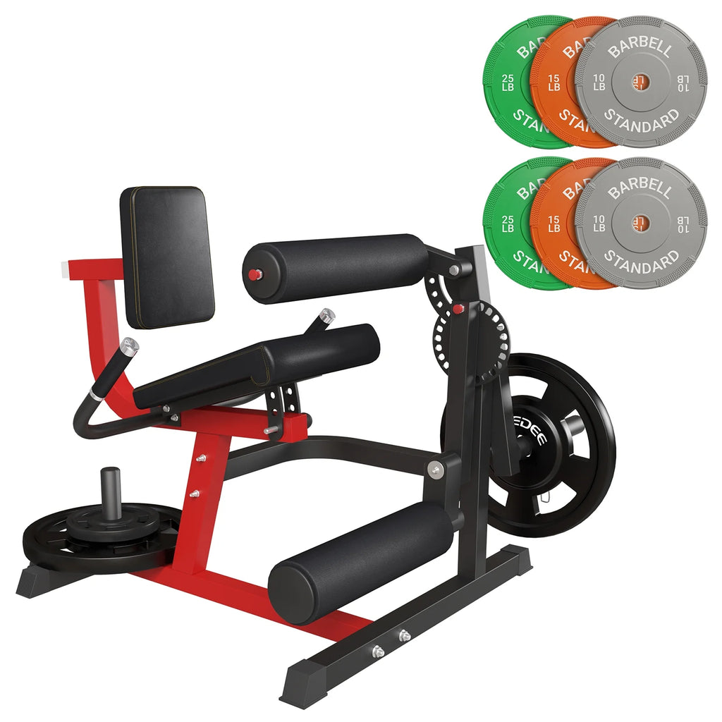 Adjustable Plate Loaded Leg Extension and Curl Machine T3277