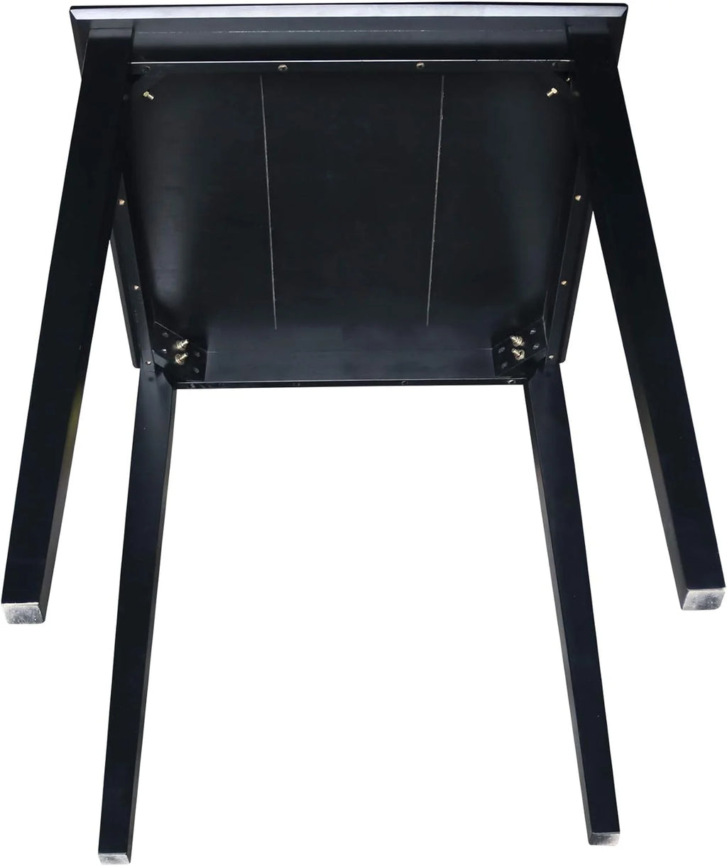 Black Solid Wood Dining Table M547