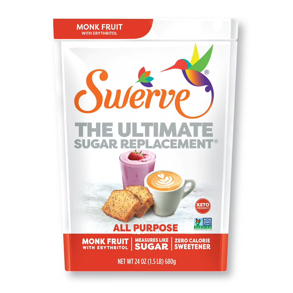 Monk Fruit Granular Sugar Replacement Sweetener, 24 Ounce Bag W4345