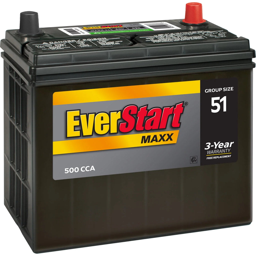 Group Size 51 12 Volt 500 CCA Lead Acid Automotive Battery G3033