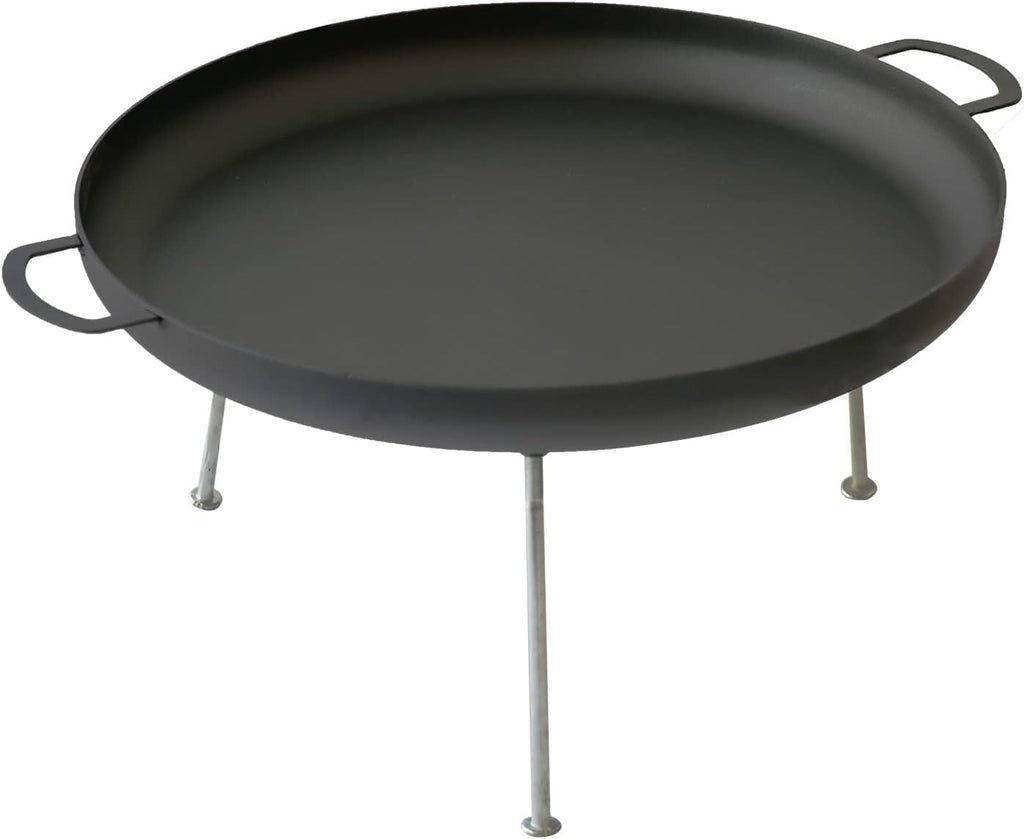 17.5 Pre-seasoned Campfire Griddle with Removable Legs O826074
