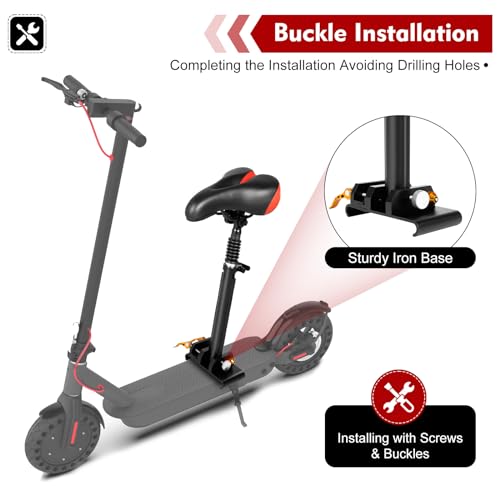 Adjustable Portable Scooter Seat 26 x 16 Cm H67999