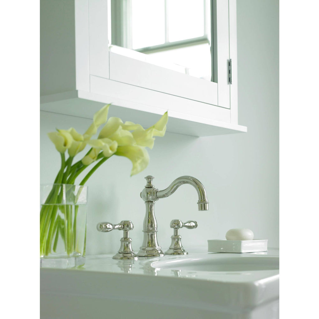 Polished Chrome Widespread Lavatory Faucet R38305
