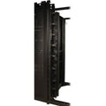 Black Open Frame Rack Cable Manager U8089