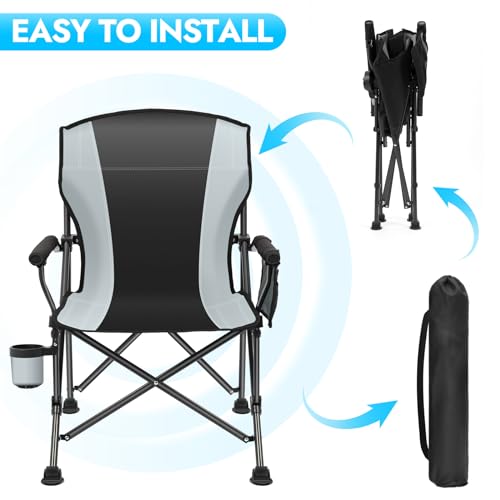 Oversized Folding Camping Chair 2 Pack S164