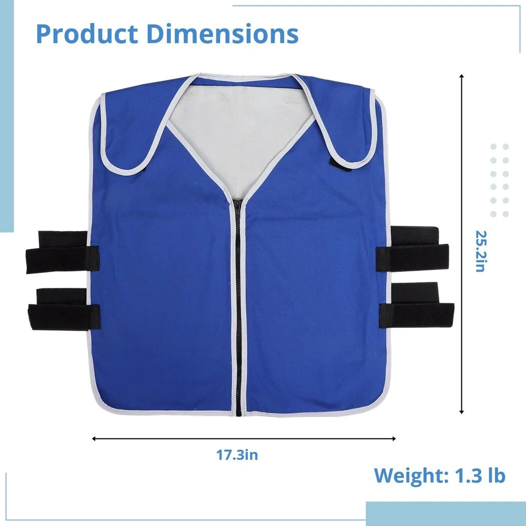 Cooling Vest with 20 PCS of Ice Packs and 6 Big Pockets Q903640