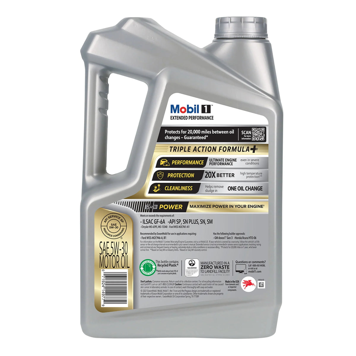 Full Synthetic Motor Oil 5W-30, 5 Quart N109220