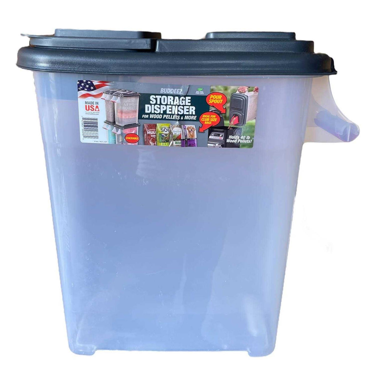 Wood Dispenser Pellet Storage W1101