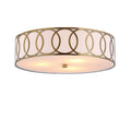 15.5x22 Metal Flush Mount Brass A1289