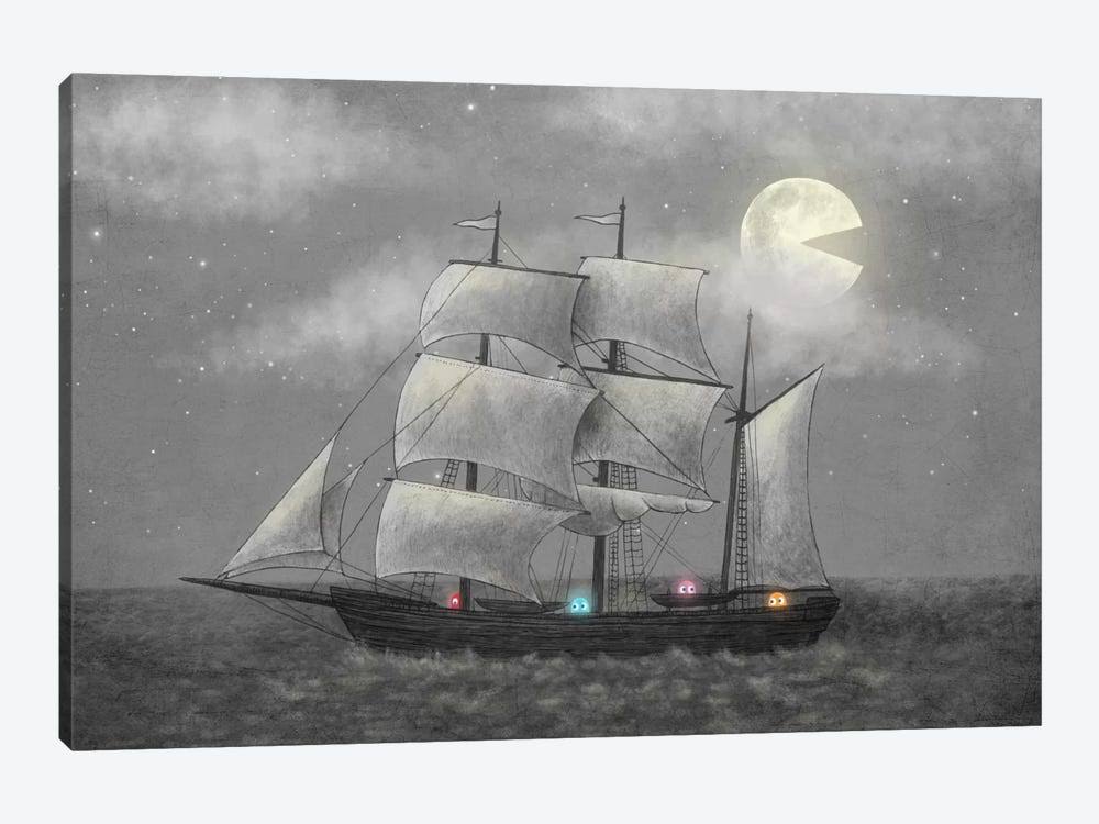 Ghost Ship Print on Canvas Art M5976