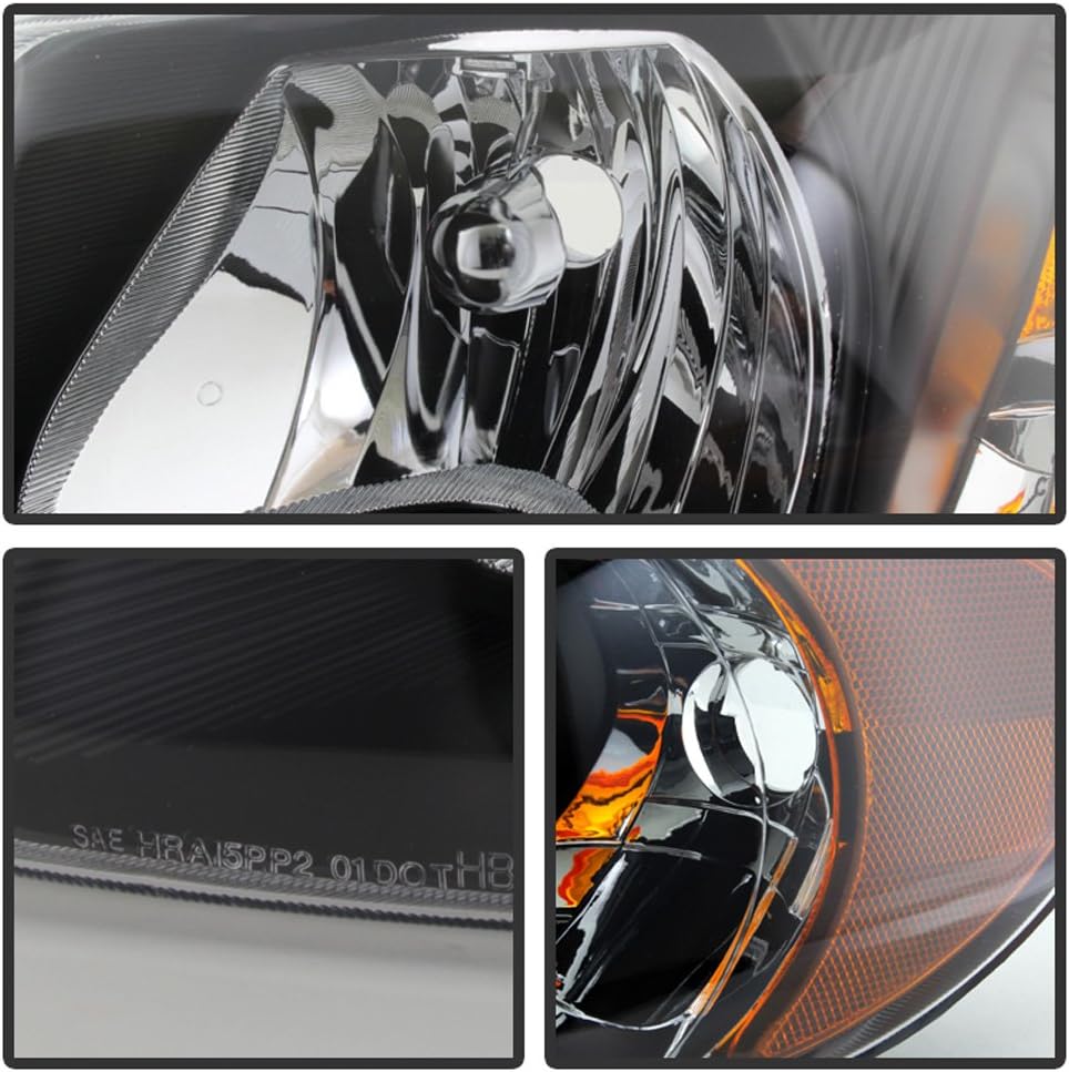 Black Headlights Driver + Passenger Side Z18917