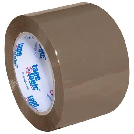 Industrial Carton Sealing Tape Tan 3x22 x 110 Yard 24 Roll B603