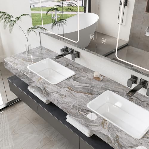 Glossy Beige Silver Marble Self Adhesive Vinyl Roll Wallpaper A6367
