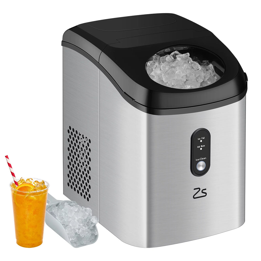 Portable Countertop Ice Maker with Ice Scoop and Basket B227111