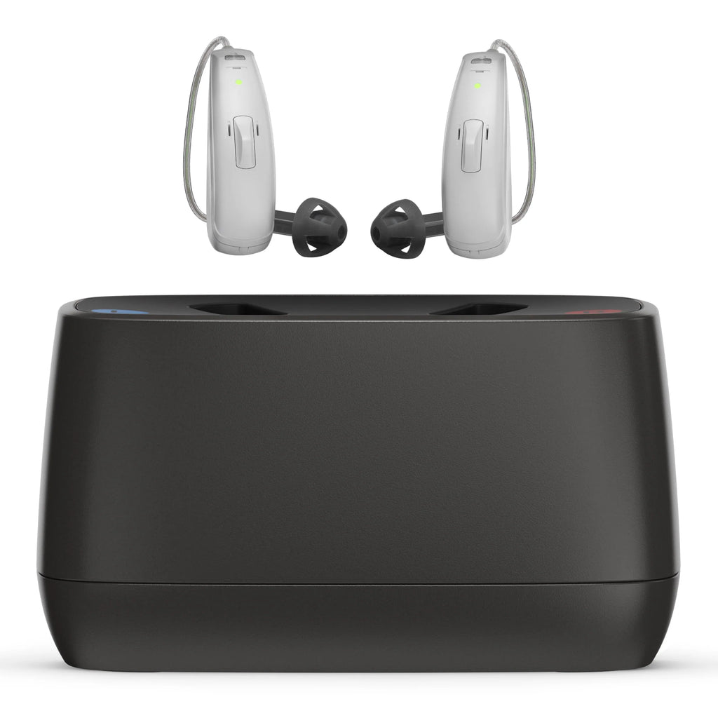 Beige Rechargeable Behind-the-Ear Hearing Aids B2694