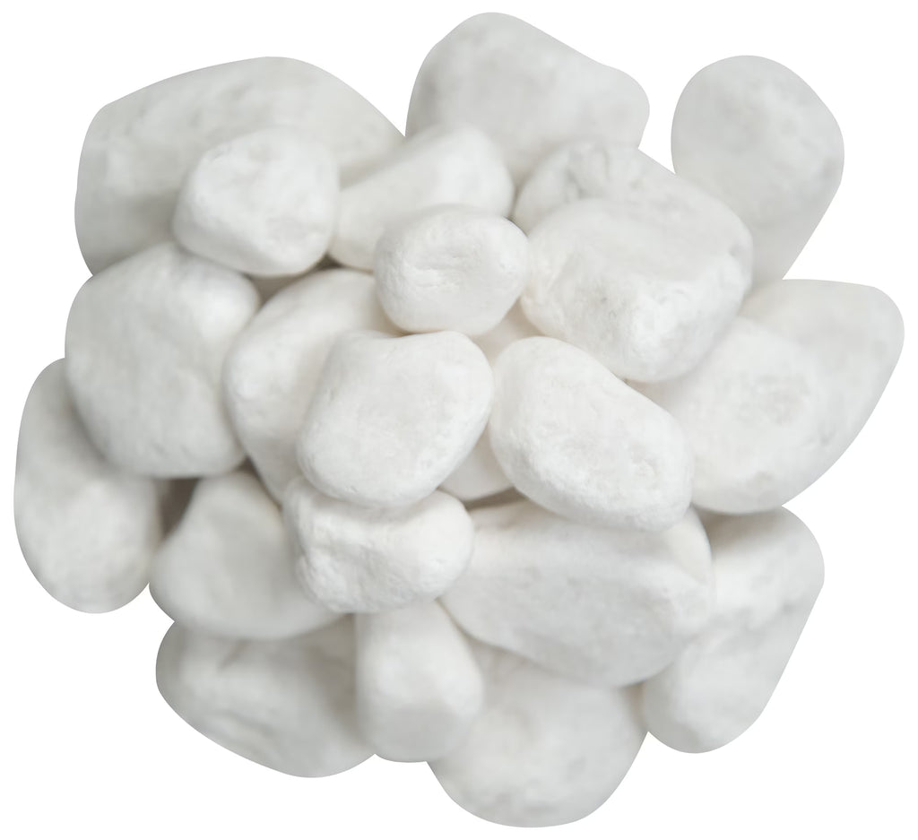 White Marble Bagged Pebbles N836005