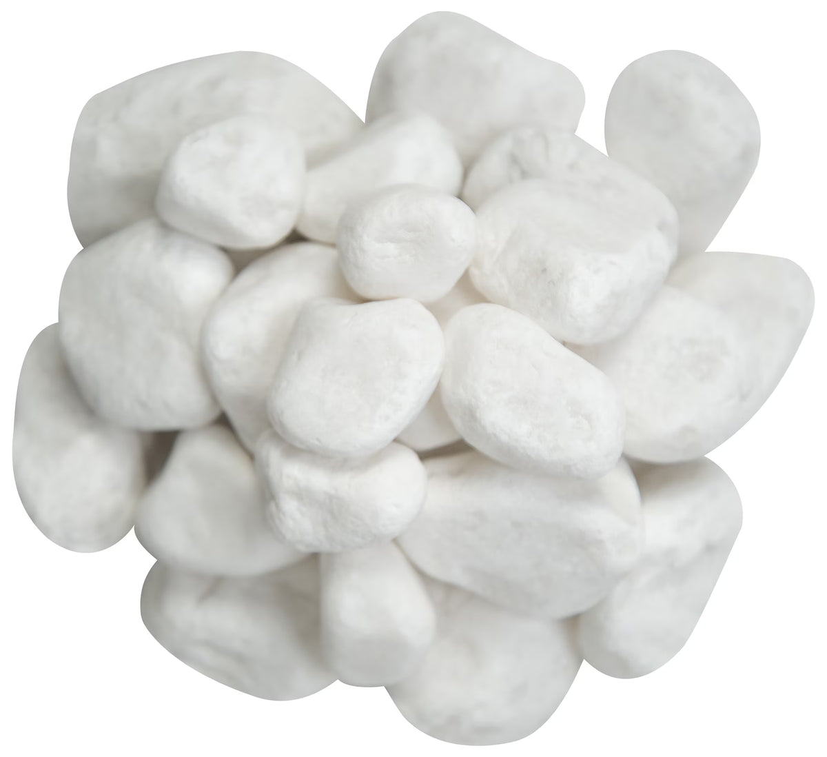 White Marble Bagged Pebbles N836005