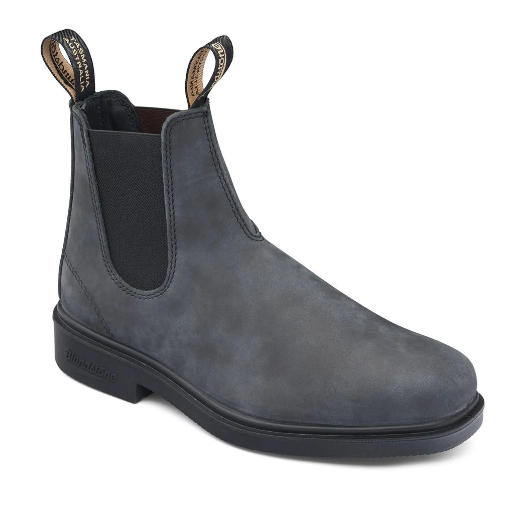 Rustic Black Chisel Toe Boots J855
