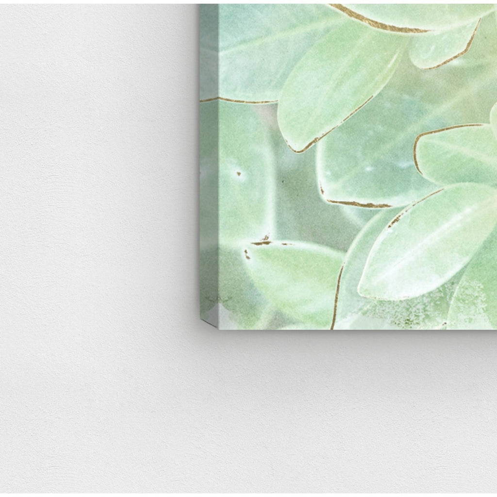 Soft Leaves Canvas Art, 60W x 40H, Green U13445
