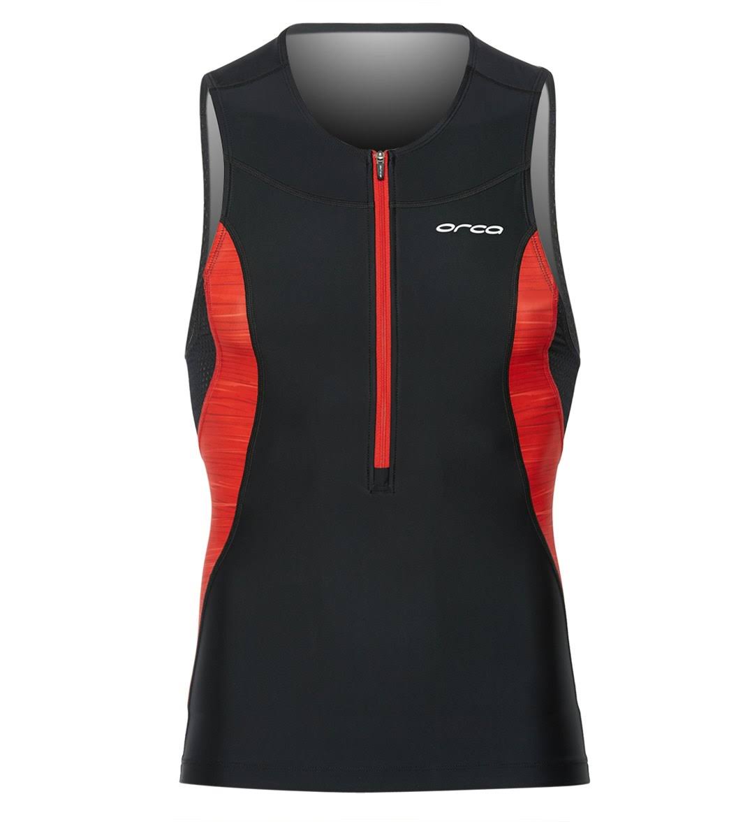 Men's Core Tri Tank Black/Red F76804