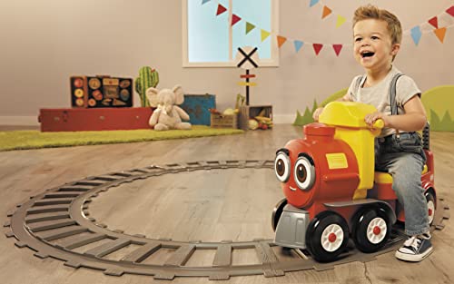Cozy Train Ride-On with Storage and Working Bell F115