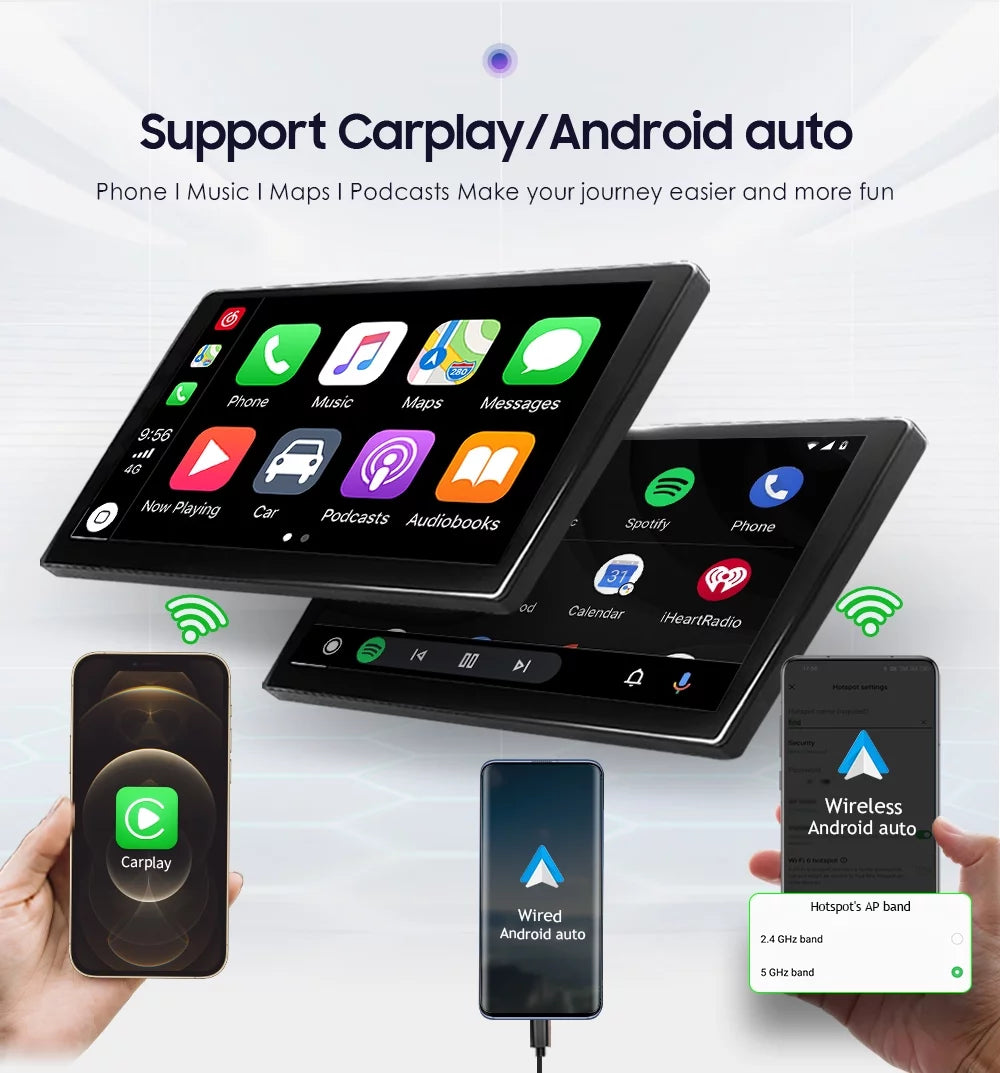 10.1" Android Car Radio Stereo GPS Navigation Carplay S8433