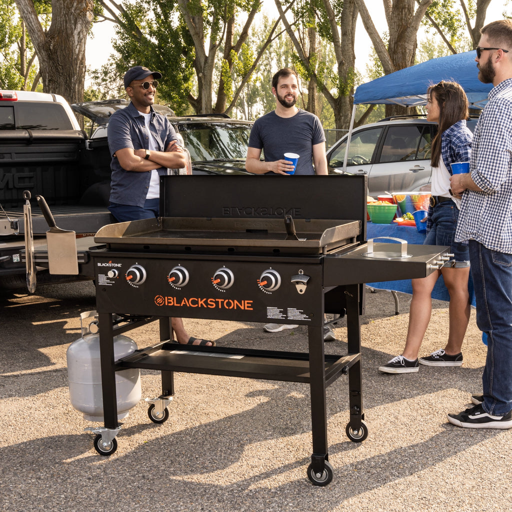 4-Burner Propane Griddle with Hard Cover Q105423