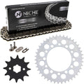 Drive Sprocket Chain Combo Front 12 Rear 42 Tooth 520NZ Standard 88 Links Pack of 2 P8108