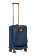 Matte Blue 21x22 Carry-On Spinner with Pocket O20555