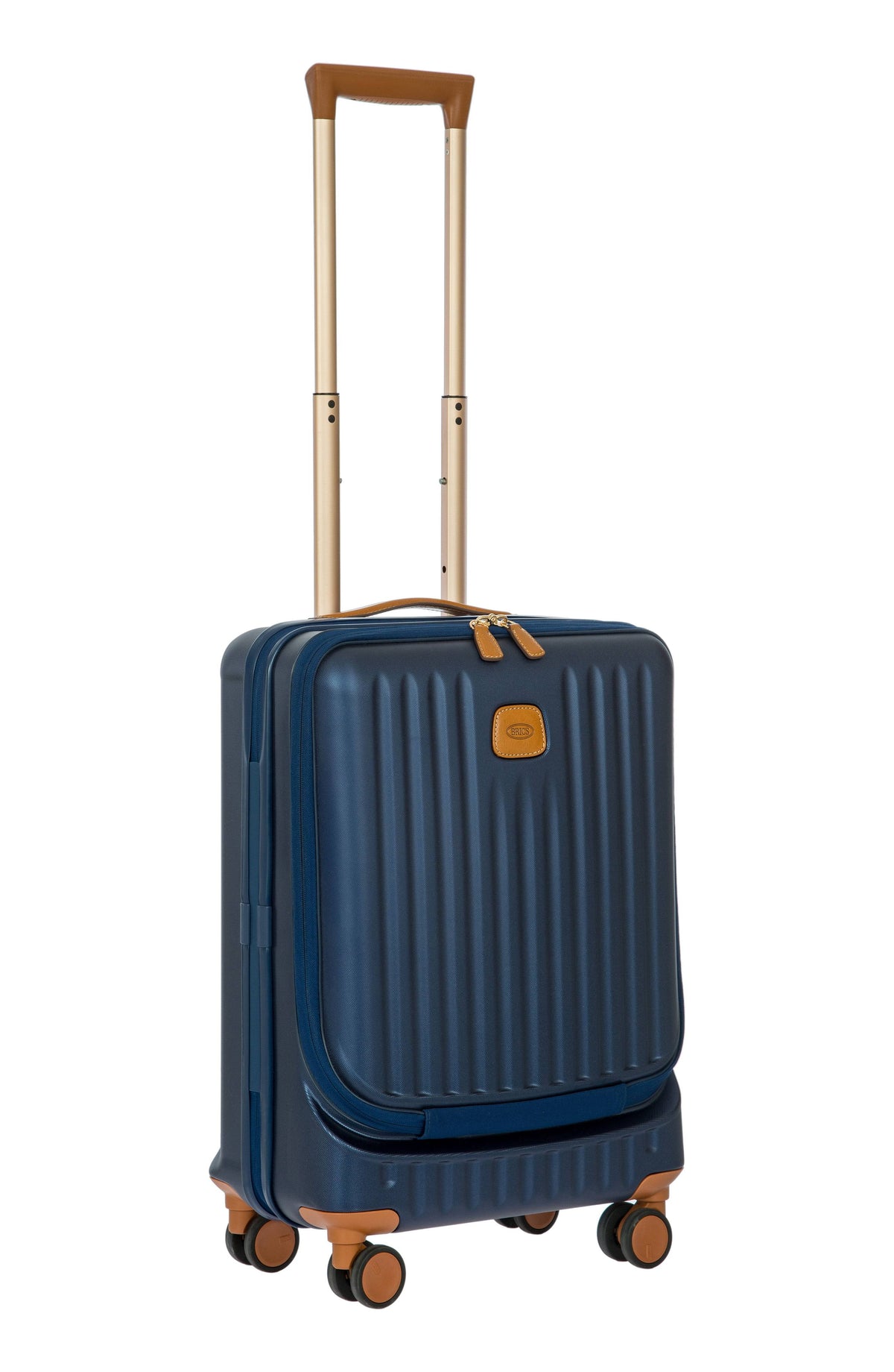 Matte Blue 21x22 Carry-On Spinner with Pocket O20555