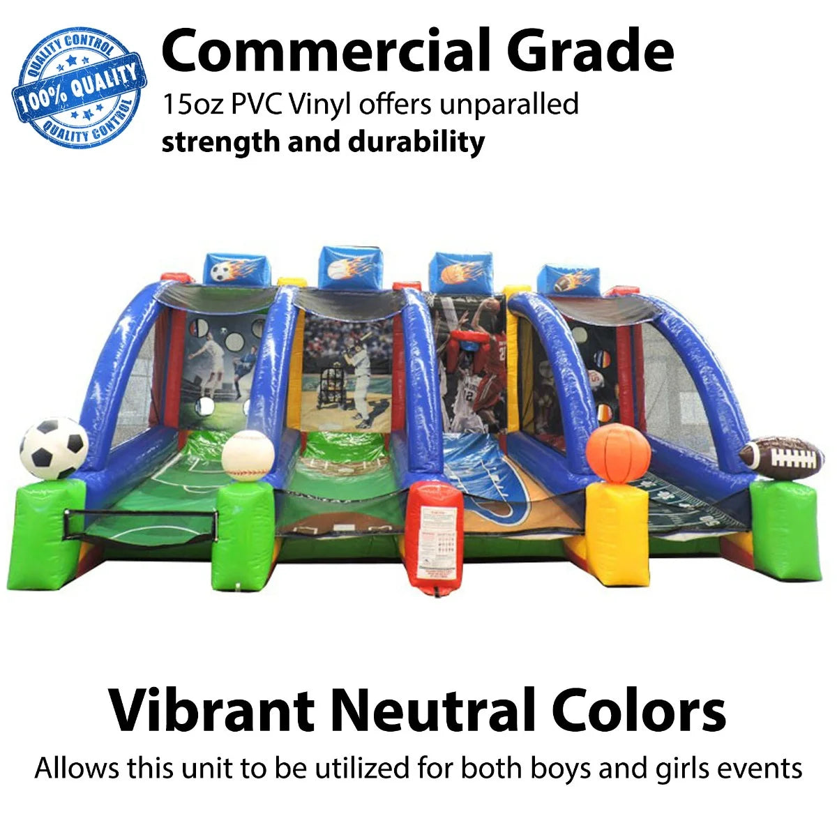 Commercial Vinyl Inflatable Kids Game E40614
