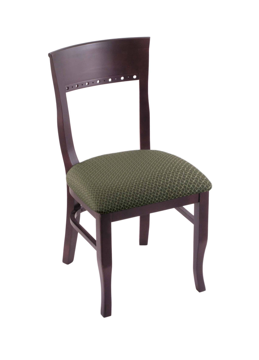 Dark Cherry Chair with Axis Grove Seat E586