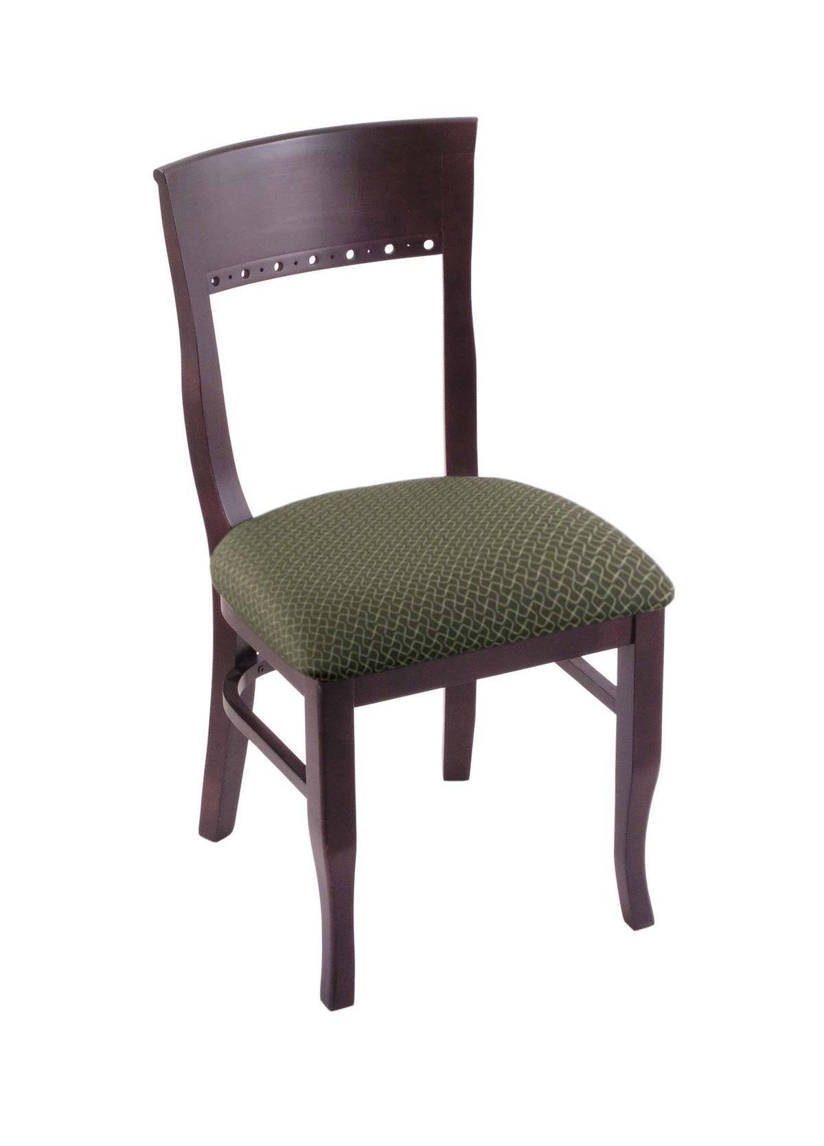 Dark Cherry Chair with Axis Grove Seat E586