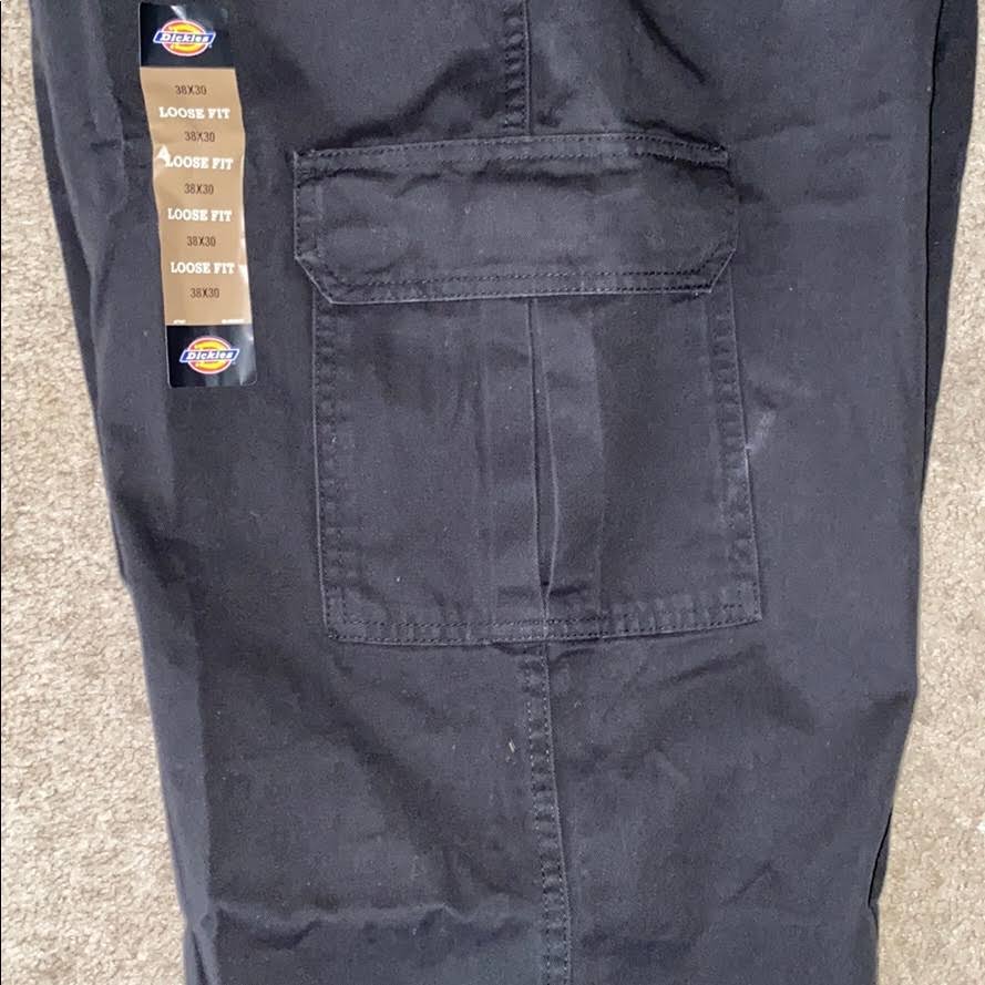 Black Premium Industrial Cargo Pant A7212