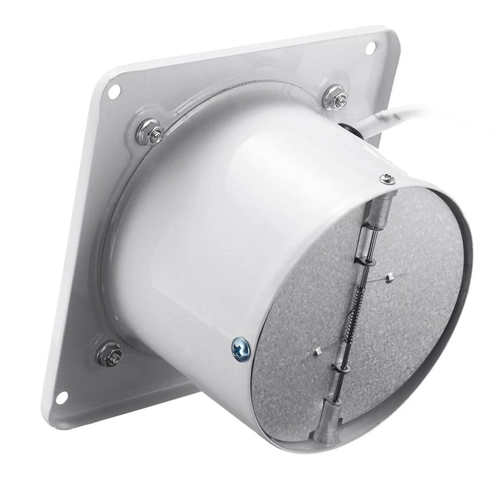 White 8" Wall Mounted Exhaust Fan B742