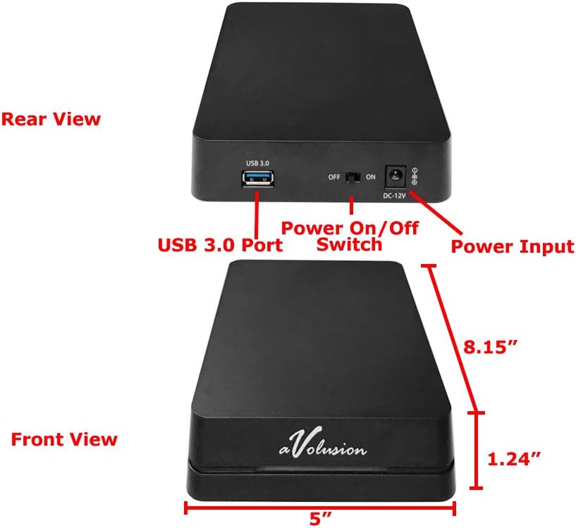 6TB 7200RPM USB 3.0 External Hard Drive A2037