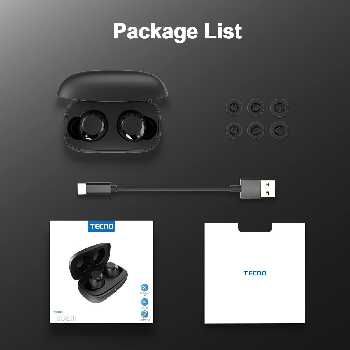 Wireless Bluetooth Earbuds with Microphone D996562