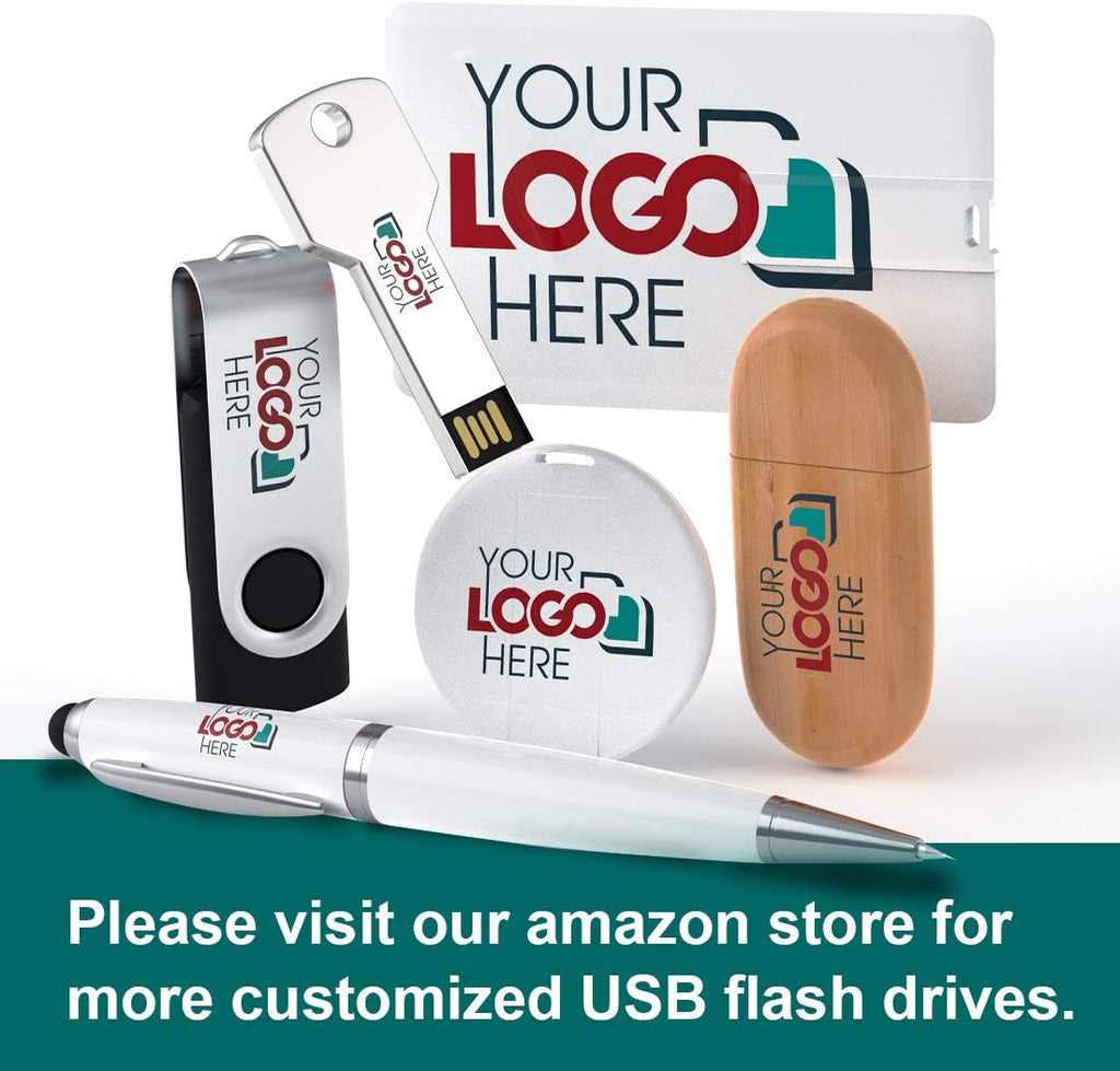Custom Credit Card USB Flash Drive 128MB 100 Pack Q505077