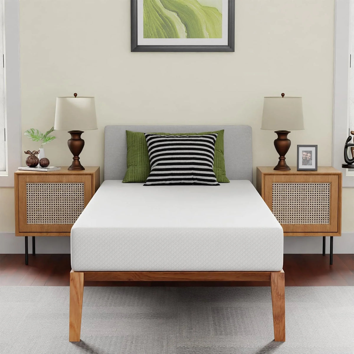 8 inch Twin Size Memory Foam Gel Mattress K757708