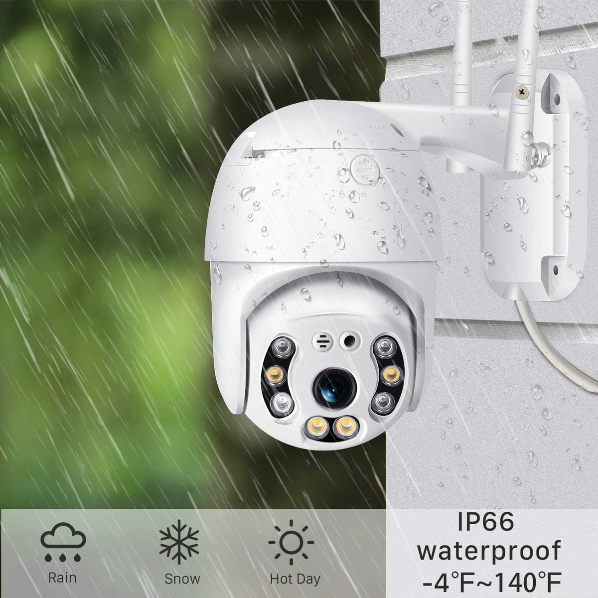 1080P WiFi Outdoor Security Camera W404