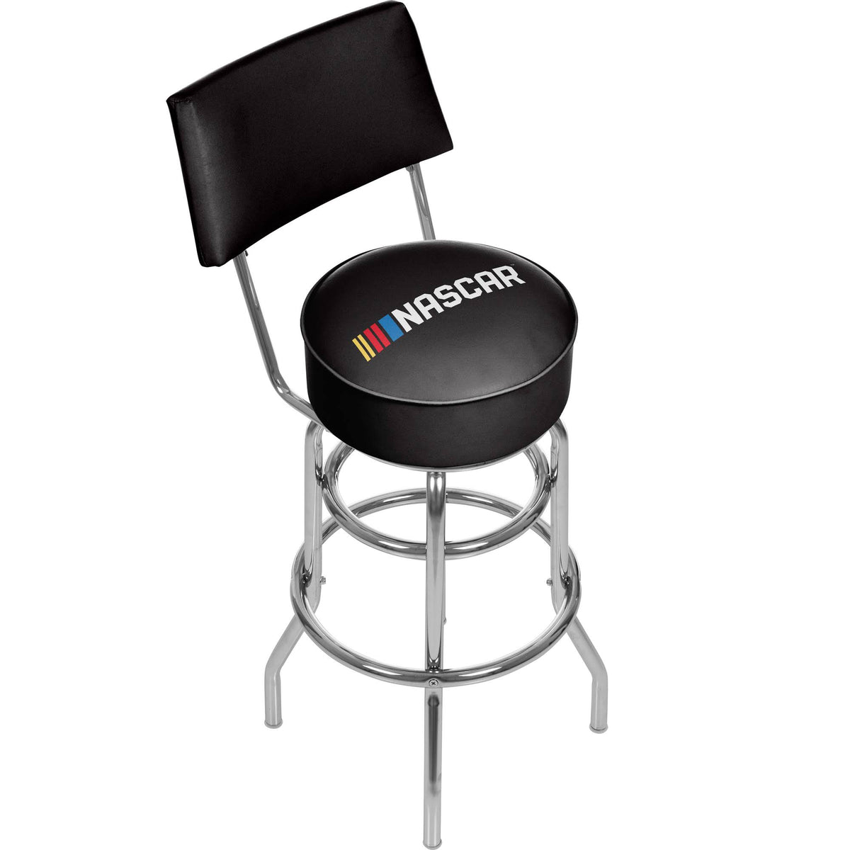 Padded Swivel Bar Stool with Back B77408