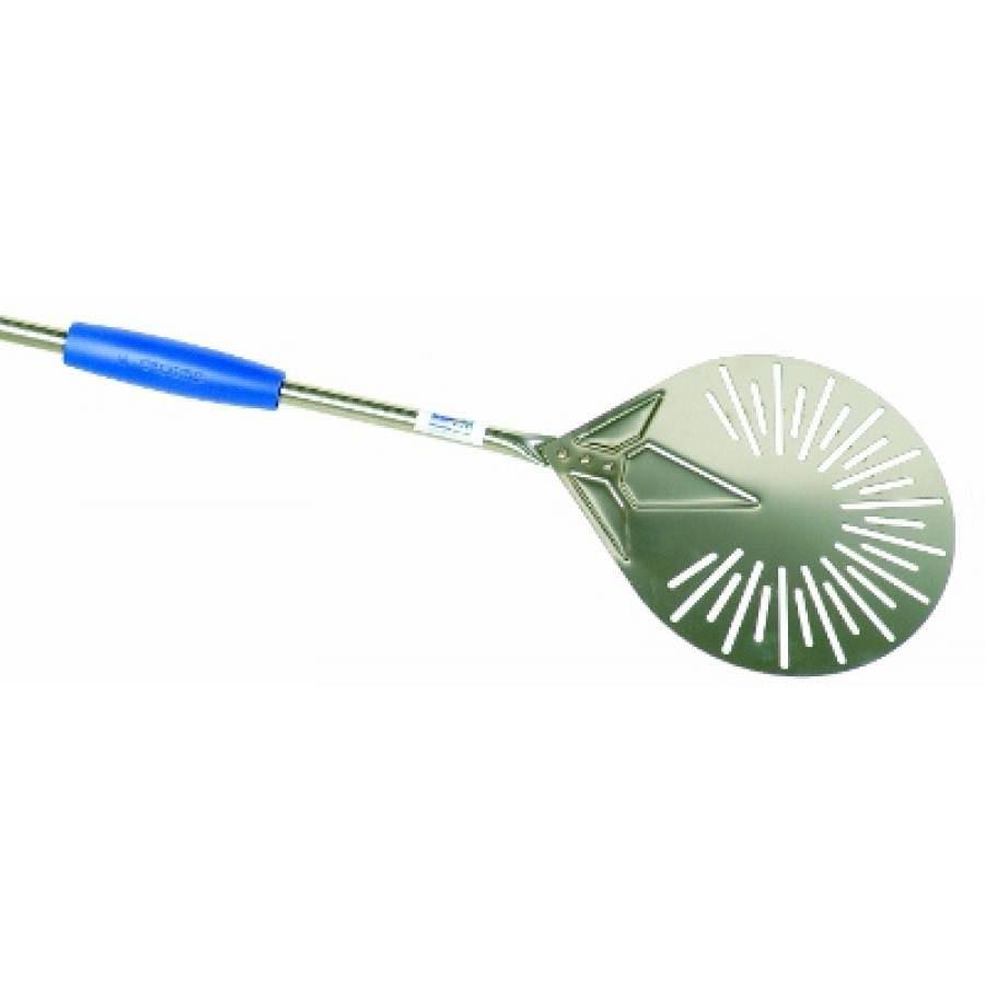 Perforated Round Stainless Steel Pizza Peel A95350
