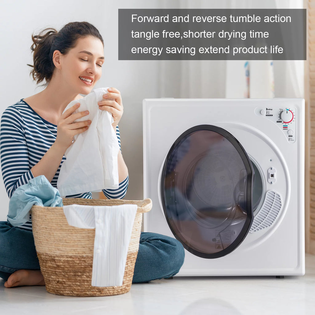White 2.6 cu ft Compact Electric Dryer Q7305