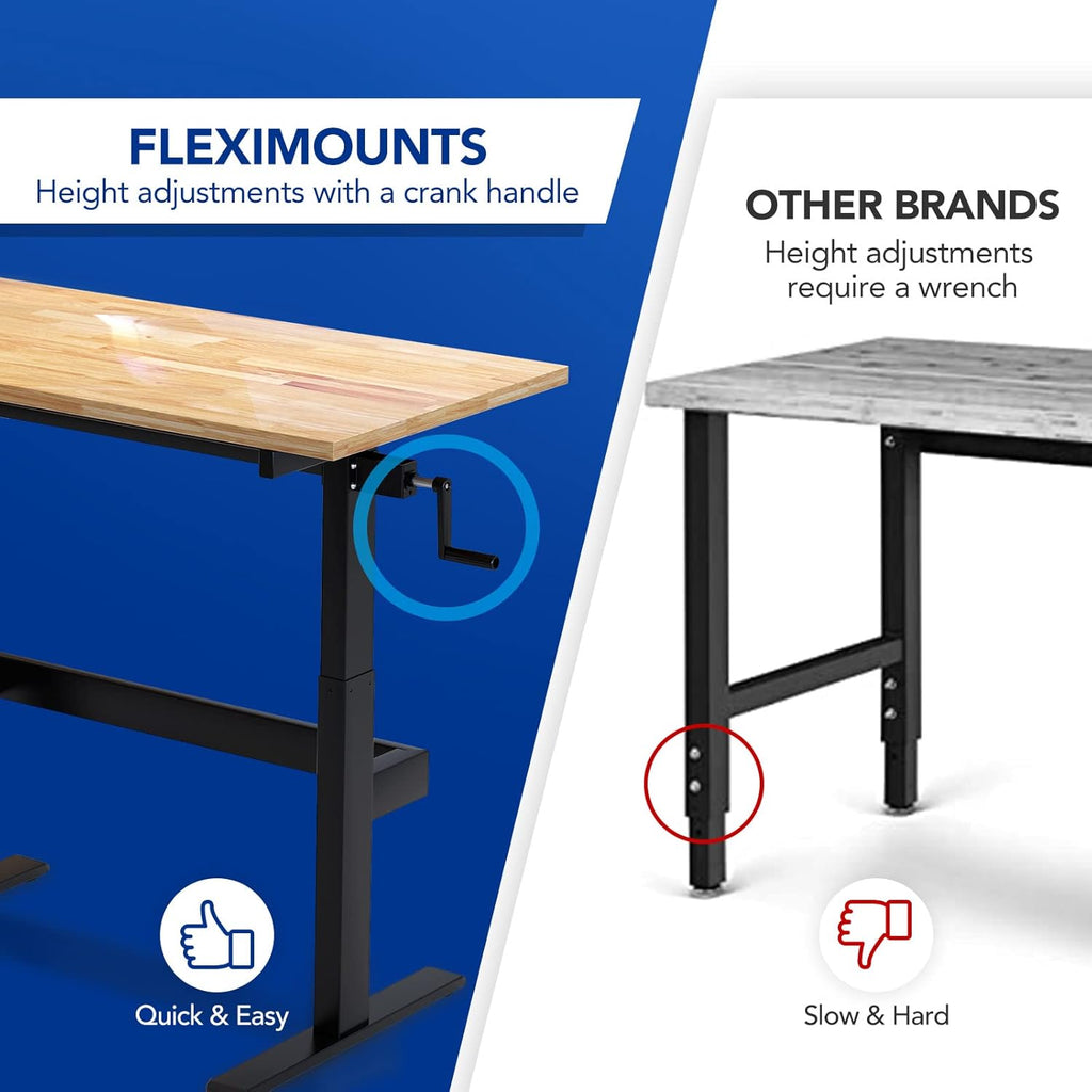 48 x 24 Rubber Wood Work Bench with Drawer P341