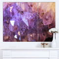 Purple White Abstract Canvas Artwork A515255
