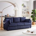 Beige Corduroy 3 Seater Sofa W17794