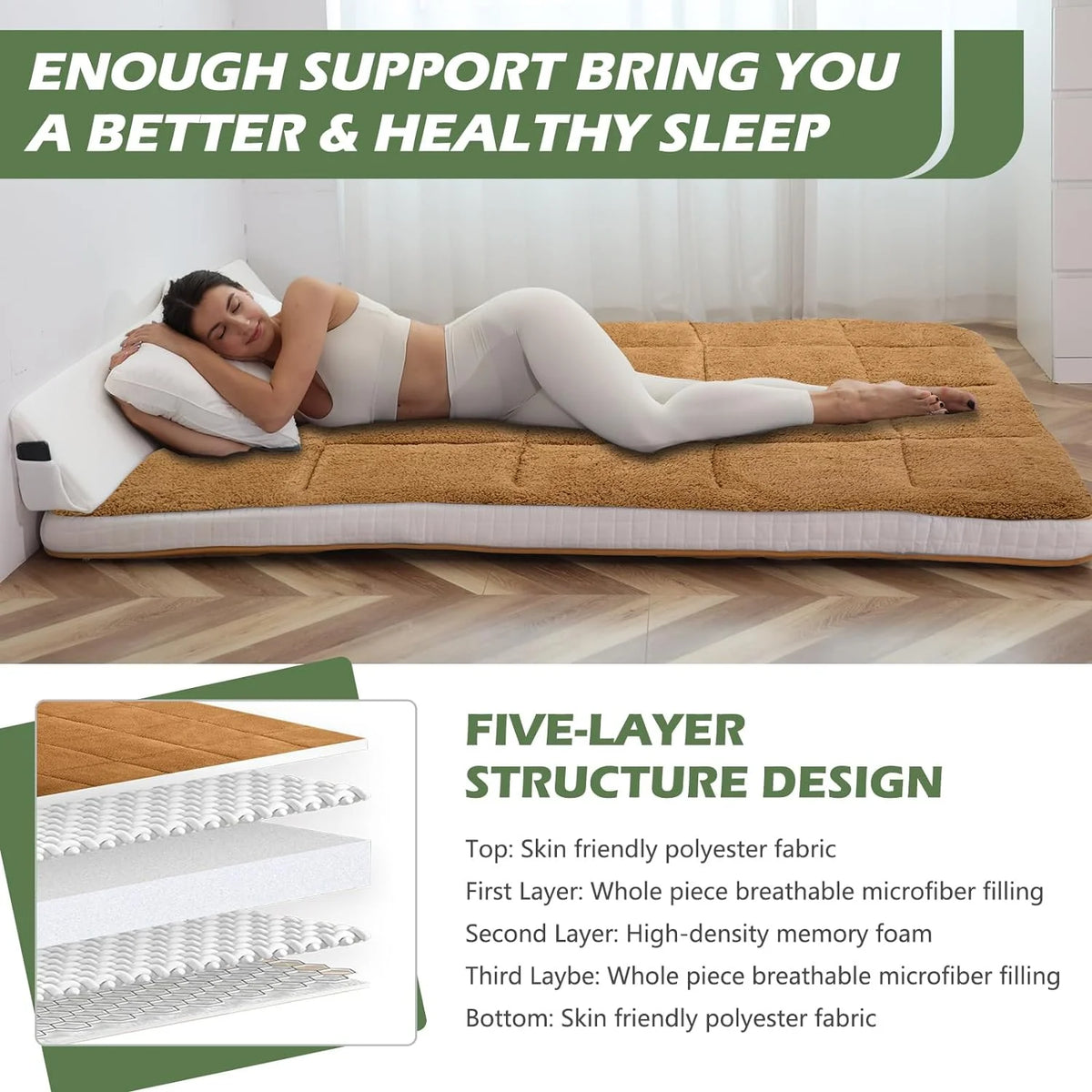 Japanese Floor Futon Mattress Thicken Tatami Mat B130